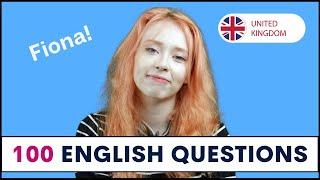 100 Common English Questions with Fiona | How to Ask and Answer English Questions