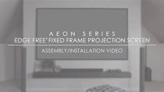  Elite Screens Aeon Series Assembly / Installation Video (Velcro Version)