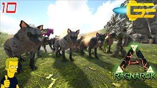 RAGNAROK TAMING A HYAENODON PACK AND HYAENODON BREEDING WITH SYNTAC ARK SURVIVAL EVOLVED S1 E10