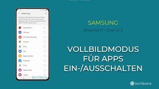 Vollbildmodus für Apps - Samsung [Android 11 - One UI 3]