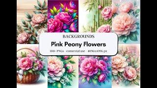 100+ Pink Peonies Backgrounds