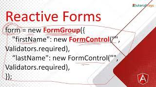 Reactive Forms in Angular | Reactive Forms Angular 12 / 13 | Angular 13 Tutorial