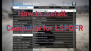 How To Install/Use: Compulite for LSPDFR (June 2020)