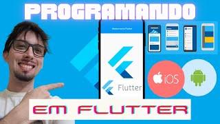 COMO INICIAR PROGRAMAÇÃO EM FLUTTER | programando na prática fazendo o primeiro app em flutter