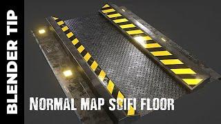 BLENDER: NORMAL MAP SCI-FI FLOOR