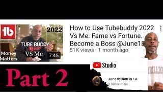 Tubebuddy Review Part 2 Using the Mobile App Learn to Grow. @June1billion