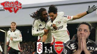 Fulham 1-1 Arsenal | Premier League | £750M SPENT TO BE THREATENING FROM CROSSES IS A DISGRACE!!