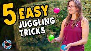 5 Easy JUGGLING TRICKS - Beginner Tutorial