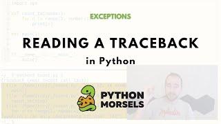 Traceback (most recent call last): Python's tracebacks explained