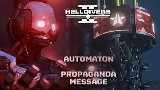 Automaton Illegal Broadcast | Helldivers 2 Animation