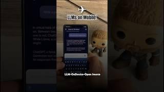 Run AI LLM Chatbots Locally on Your Phone: Full Control & Privacy!  | Open Source Revolution #llm