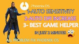 HOW TO FIX AUTO SENSITIVITY INCREASE IN PHOENIX OS || AUTO DPI INCREASE || SOLUTION IN JUST 2 MINUTE