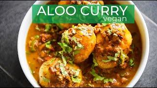 Vegetarian Aloo Curry Recipe | How to make vegan Indian Potato Curry!