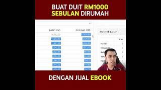 BUAT DUIT RM1000 SEBULAN DI RUMAH? #shorts