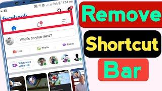 Remove Or Customize Shortcut Bar On Facebook