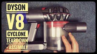 Vacuum repairman shows How to take apart and clean a Dyson cordless V7/V8