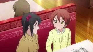 Rin assumes that Nico made Hanayo cry (so cute!)