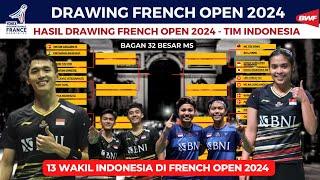 Hasil Drawing French Open 2024 badminton ~ 13 wakil indonesia berlaga di French Open 2024
