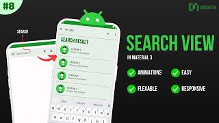 Search View in Material 3 Android
