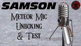 Samson Meteor Mic USB Studio/Podcast Mikrofon Test [Unboxing/Deutsch]