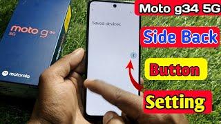 moto g34 5g side back button, moto g34 5g side back setting