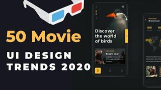 50 Best Movie Mobile UI Design Trends in 2020