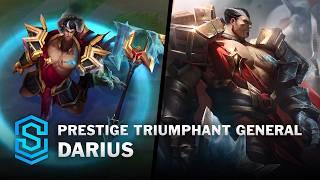 Prestige Triumphant General Darius Skin Spotlight - Pre-Release - PBE Preview - League of Legends