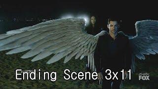 Lucifer 3x11 Ending Final Scene Maze Cuts Luci's Wings- Luci & Amenadiel Talk   Season 3 Episode 11