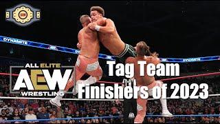 AEW Tag Team Finishers of 2023