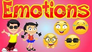 20 Feelings and Emotions for kids |  Emoji Videos for Preschool |  kid2teentv