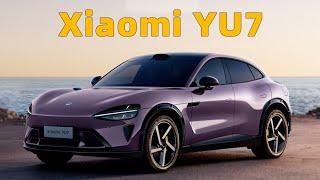 Xiaomi YU7 details, Xiaomi's first SUV, exterior showcase, competing with Tesla Model Y