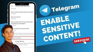 How To Enable Telegram Sensitive Content - Enable NSFW On Telegram !