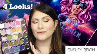 ENSLEY REIGN COSMIC DREAMER PALETTE + HOLOCHROME SINGLES | 4 LOOKS AND SWATCHES