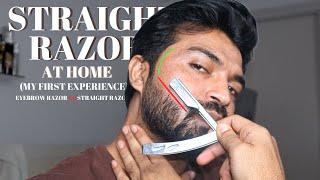 STRAIGHT RAZOR FOR BEARD CUT | AT HOME BEAR CUT | VISHWAS RAAO | BEAR CUT TIPS AND TRICK