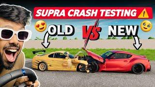MK4 Supra vs MK5 Supra | Crash Test - BeamNG