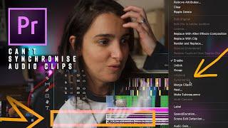Can’t Synchronize Audio: Premiere Pro Fix - QUICK FIX