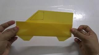 Simple and easy Origami Van | Paper Van | Learn With Fun