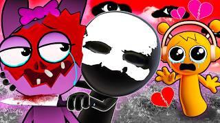 ORANGE OREN FALLS IN LOVE WITH PINK! Incredibox Sprunki Animation