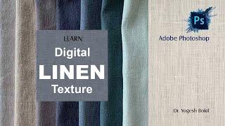 How do you create a linen texture in Photoshop? l #digitallearning #texture #linen