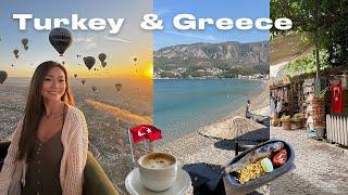 2 weeks in Turkey and Greece: traveling to Istanbul, Cappadocia, Samos, Kuşadası | travel vlog