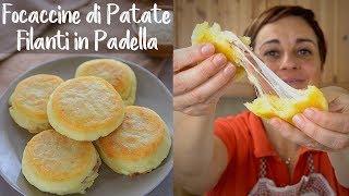 Stringy cheese potato focaccia Easy Recipe - Homemade by Benedetta