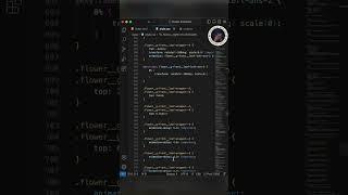 Crafting Beautiful Flowers with HTML, CSS, and JavaScript #coder #css #html #developer