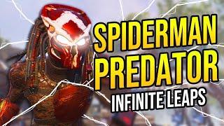 SPIDERMAN PREDATOR Predator Hunting Grounds Gameplay "INFINITE LEAPS & SCOUT PREDATOR TIPS & TRICKS"