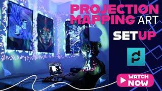 Projection mapping setup