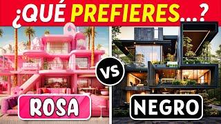 ¿Qué Prefieres? NEGRO vs ROSA VS
