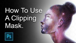 How To Use A Clipping Mask - Photoshop Tutorial