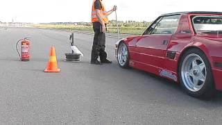 Fiat X1/9 T16 standing mile 326km/h