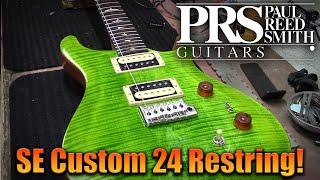 PRS SE Custom 24 Restring!