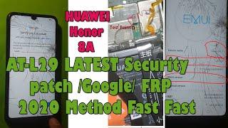 HUAWEI Honor 8A JAT-L29 LATEST Security patch /Google/ FRP Account Easy 2020