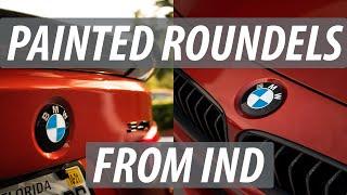 CUSTOM PAINTED ROUNDELS (GLOSS BLACK) INSTALL | IND-DISTRIBUTION